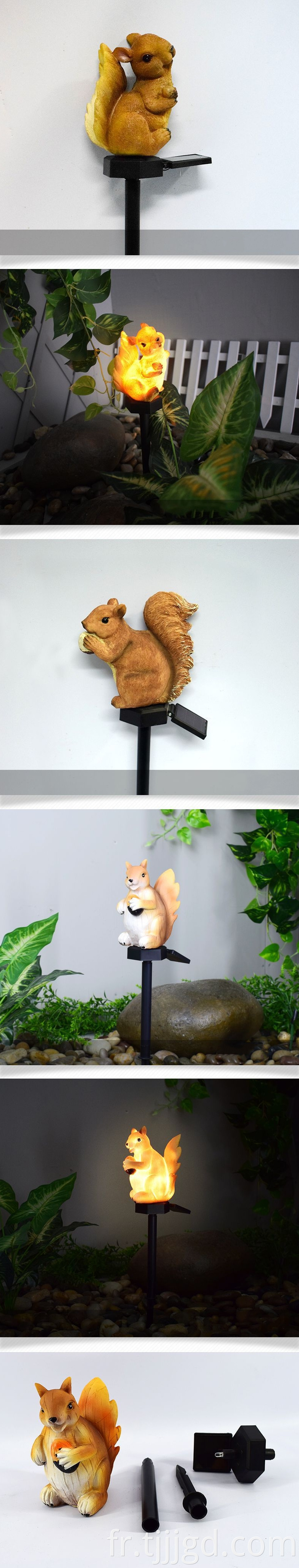 Squirrel Shaped Courtyard Light Outdoor